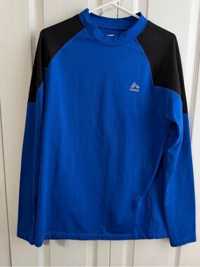 RBX blue black compressions long sleeve size large